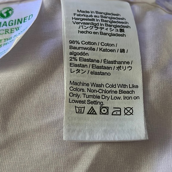 J Crew Bowery wrinkle free slim fit dress shirt Size Large‎ - Picture 5 of 8